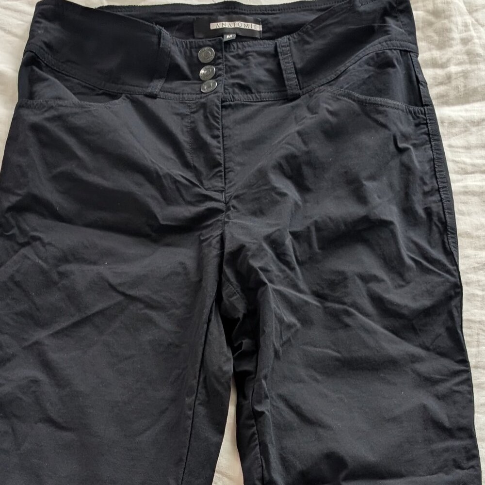 Anatomie Skylar Slim Travel Pant Black Sz Medium - Picture 2 of 4
